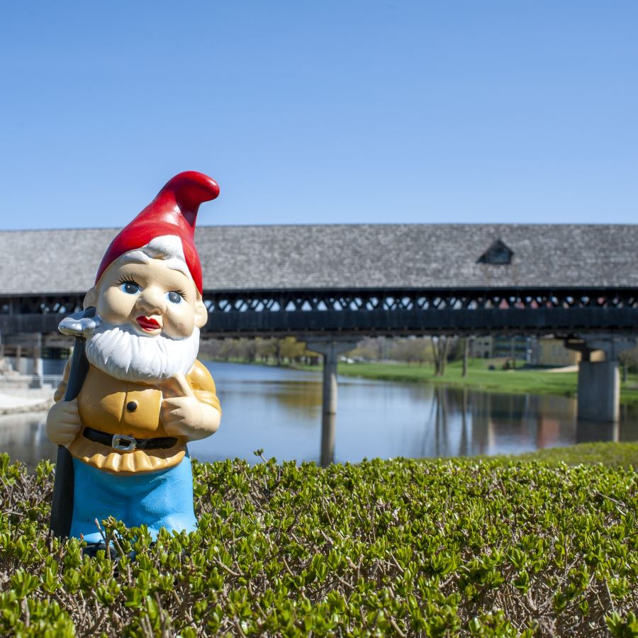 Gnome Hunt Happily in Frankenmuth